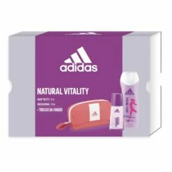 ADIDAS Natural Vitality EDT 30ml + Shower Gel 250ml + Trousse